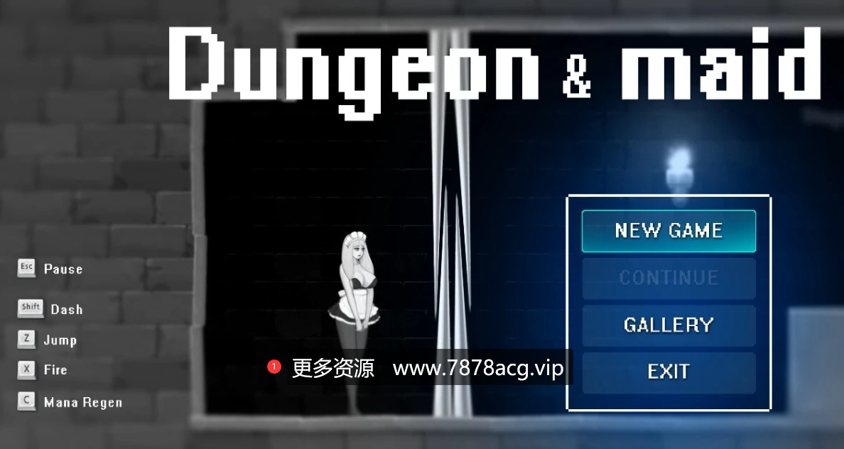 [电脑] 【PC/2D/ACT/日文/动态】女仆和地牢：Dungeon&Maid 1080HD日文完整版+全CG档【730M】