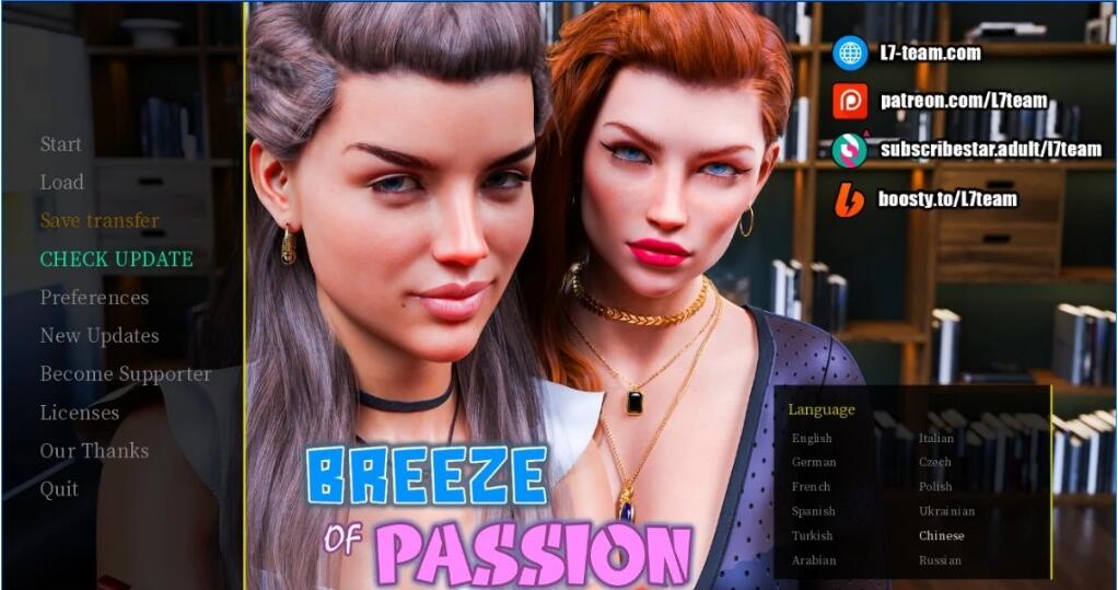 [电脑] 【PC/3D/SLG/中文】微风拂面 激情之风Breeze of Passion V8.0.0 STEAM官方中文版【7G】